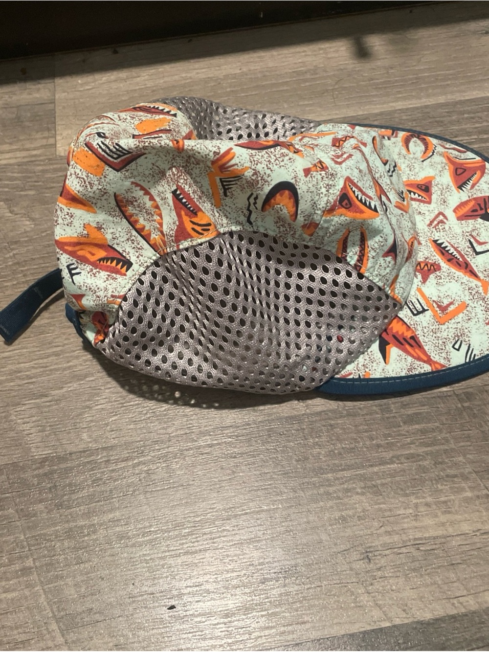 Vtg 1999 Patagonia Duckbill Cap Hat Size M Made in USA Fish Shark Mesh 90s SP99 - Picture 4 of 9
